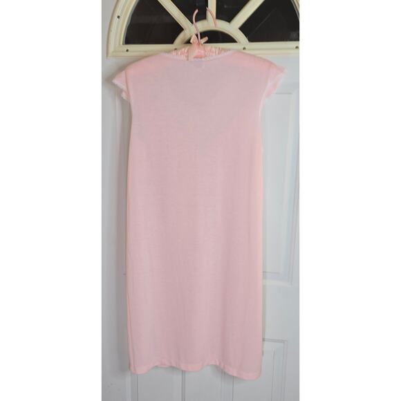 Vintage Vassarette Lacy Light Pink Nightgown Size Medium V Neck 35" L x 24" Wide - Picture 12 of 12